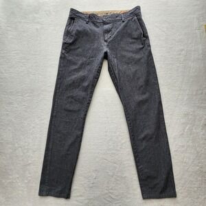 Dockers Ultimate Chino Pants Mens 32x30 Gray Slim Fit Casual Workwear Cotton